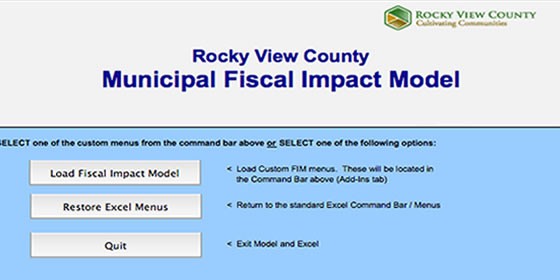 Municipal Fiscal Impact Model